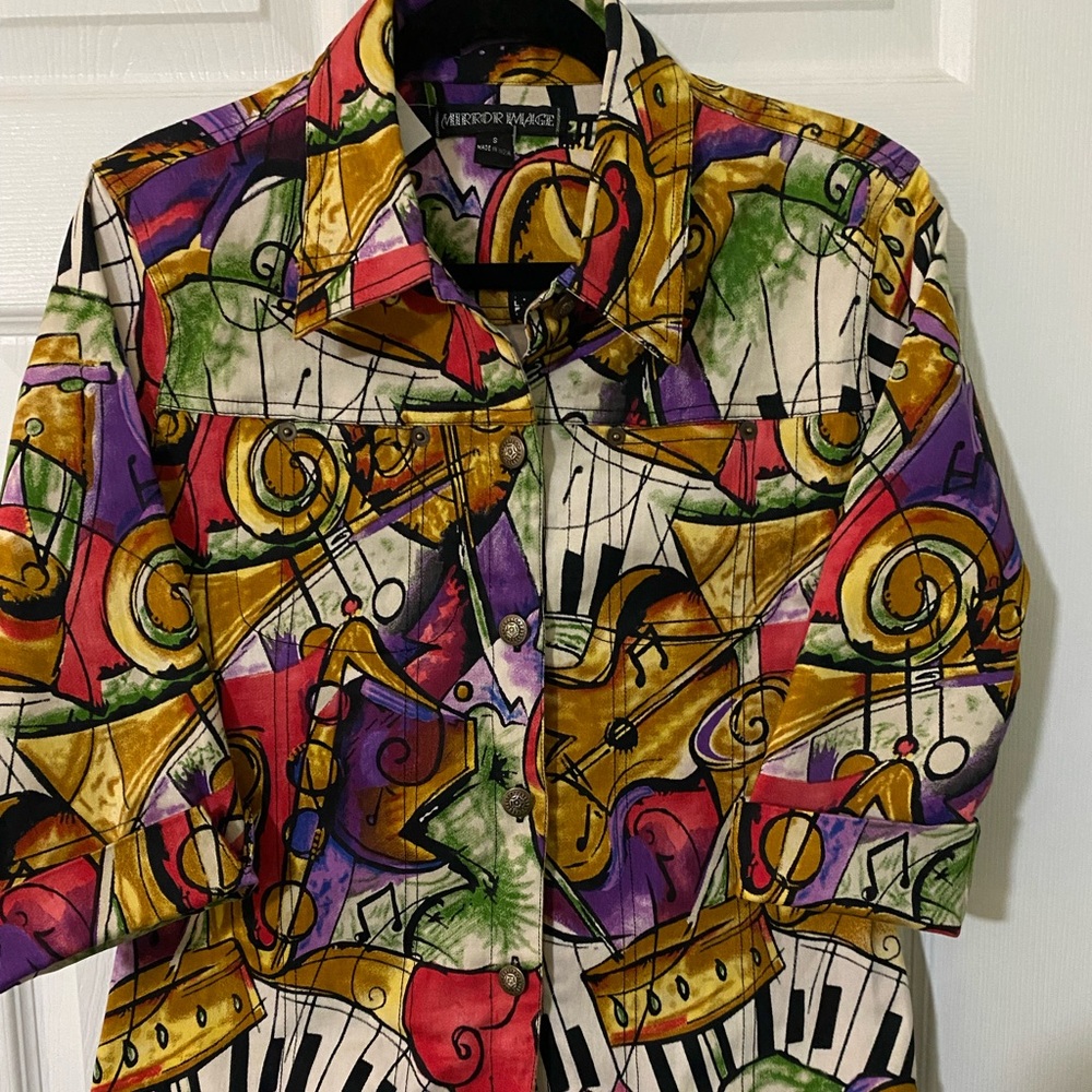 Mirror Image Denim Jacket